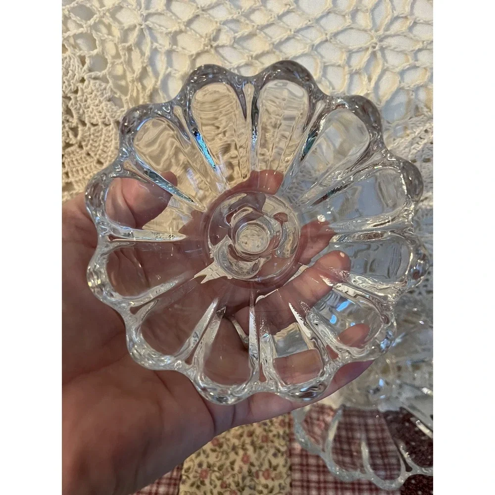 Sconce Glass Candle Holder Part 2 Piece Home Interiors